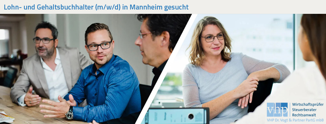 Lohn- und Gehaltsbuchhalter (m/w/d) Mannheim